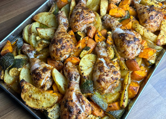 Lemon Chicken and Potato Tray Bake